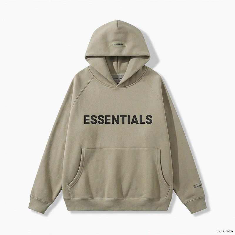 ESSENTIALS Simple Style Grey Hoodie