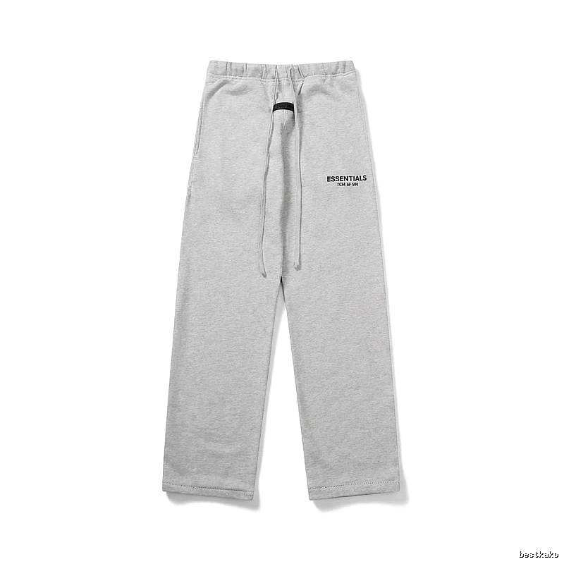 ESSENTIALS simple-style light gray sweatpants