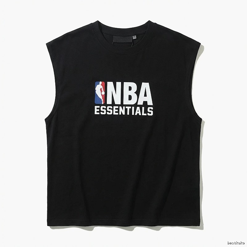 ESSENTIALS Sports Style Black Vest
