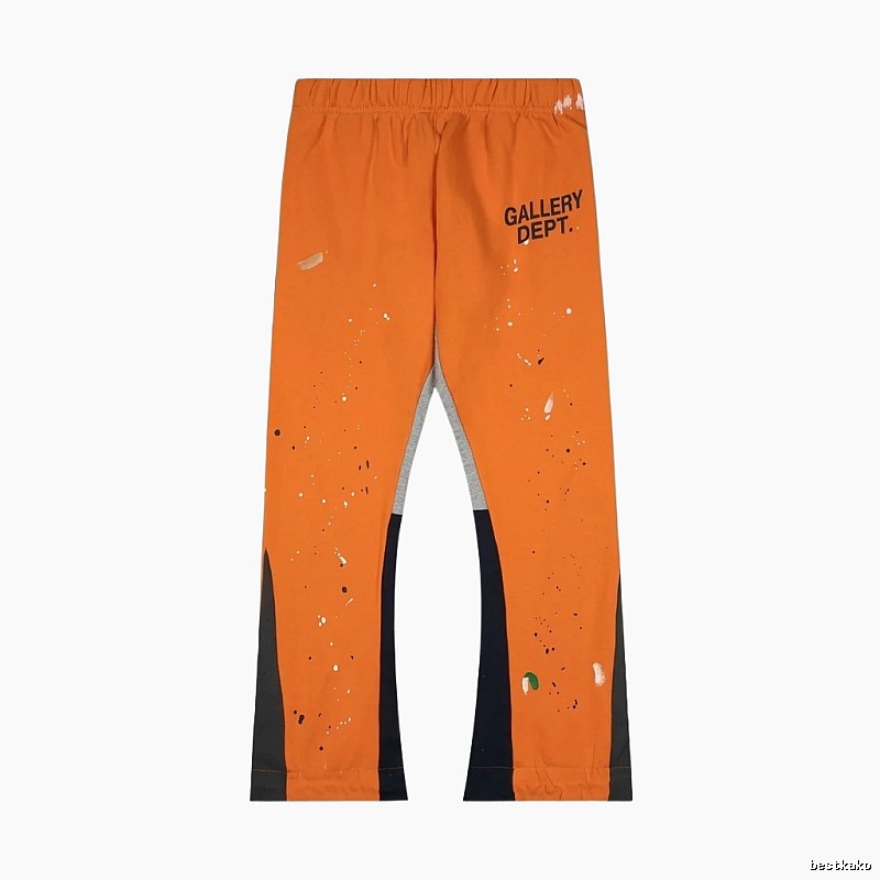 Gallery Dept. Art Graffiti Style Orange Pants