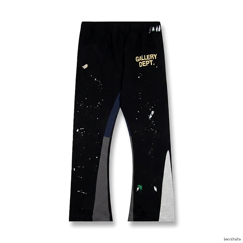 Gallery Dept Graffiti Style Black Trousers
