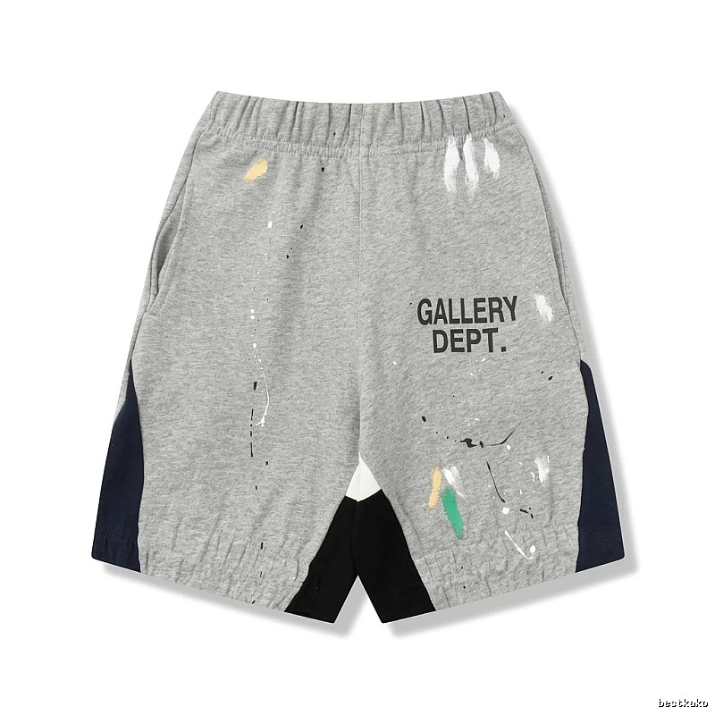 Gallery Dept Graffiti Style Grey Shorts