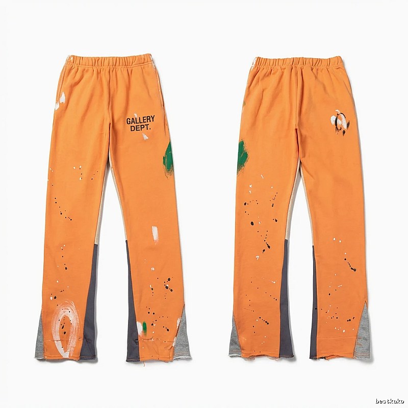 Gallery Dept Graffiti Style Orange Trousers