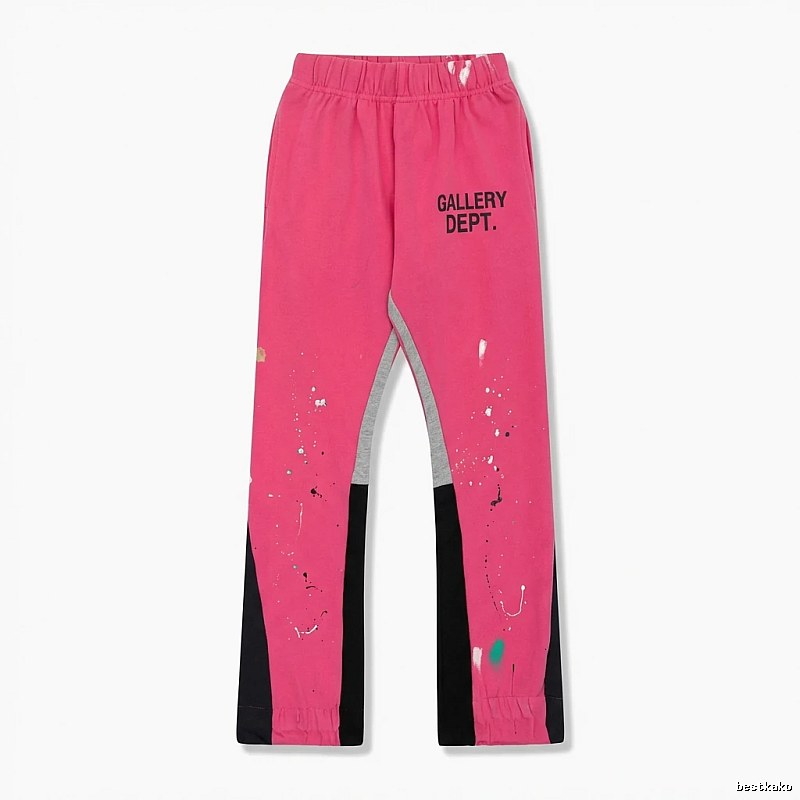 Gallery Dept Graffiti Style Pink Trousers