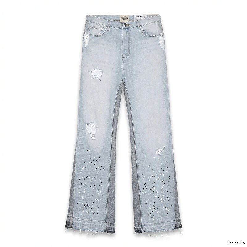Gallery Dept Ripped Light Blue Jeans