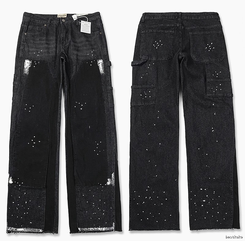 Gallery Dept. workwear style black jeans