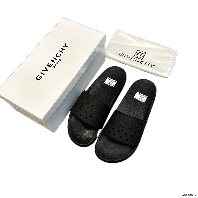 Givenchy Trendy Cut-out Black Slides