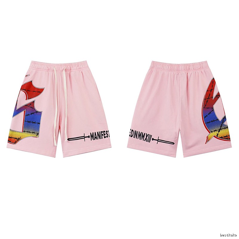 Godspeed Gradient Print Street Style Pink Shorts