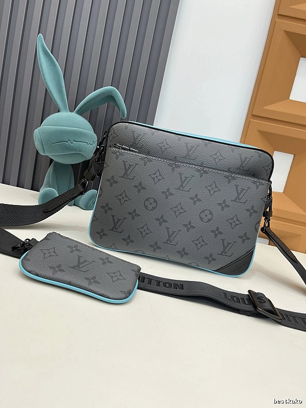 Gray Monogram Crossbody Louis Vuitton Crossbody Bag for Daily Rotation