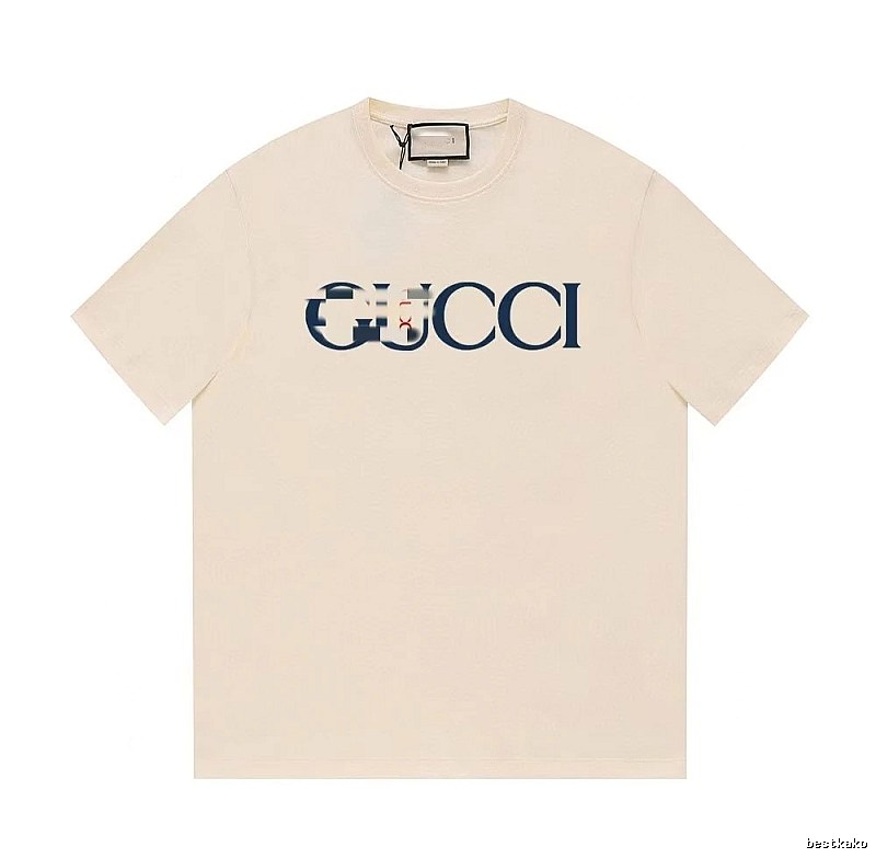 Gucci Classic Printed Casual Style Off-white Short Sleeve T-Shirt