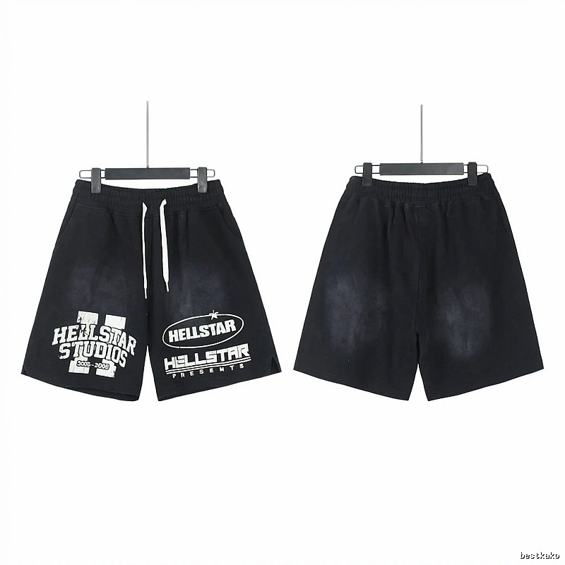 HELLSTAR American-style black shorts
