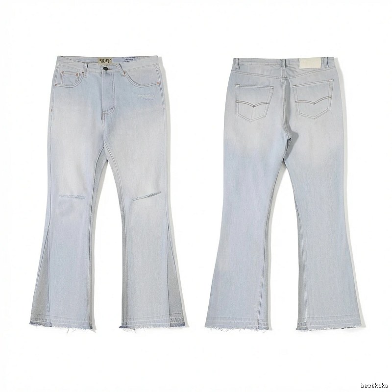 Hole-flared jeans from Gallery Dept.