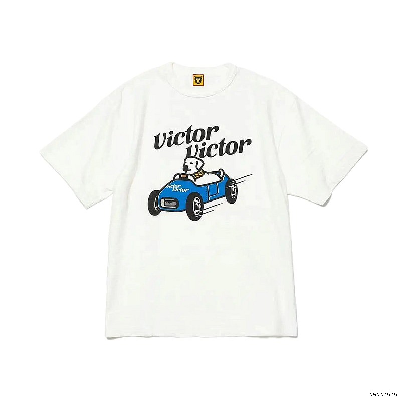 HUMAN MADE Racing Puppy Vintage White T-Shirt