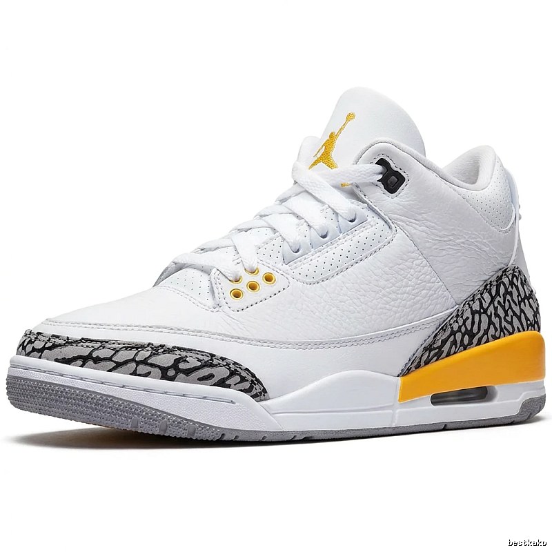Jordan 3 Fashion White-Orange Shoes