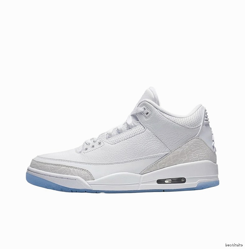 Jordan AJ3 Trendy White Shoes