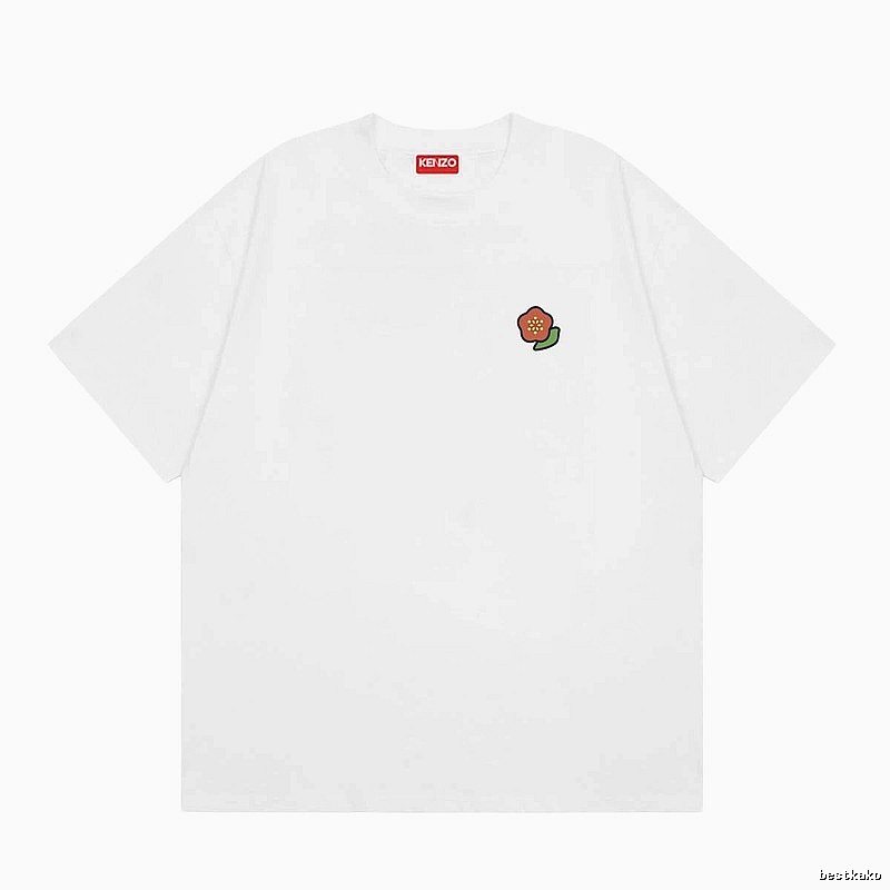 KENZO Crabapple Blossom Casual Style White Short Sleeve T-shirt