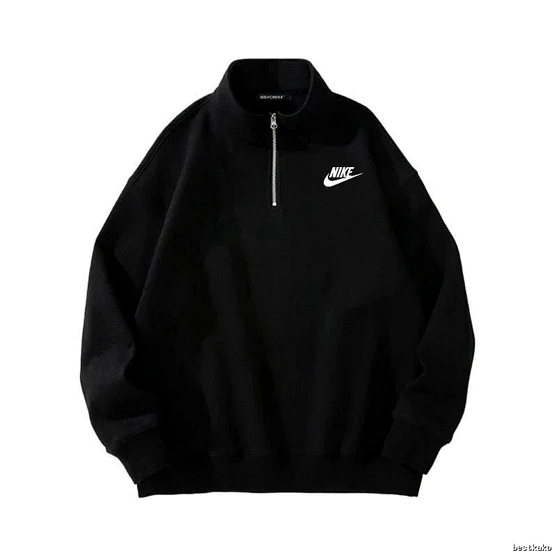 Lacoste Patterned Quarter-zip sweatshirt Black Quarter Zip with Polished Detail