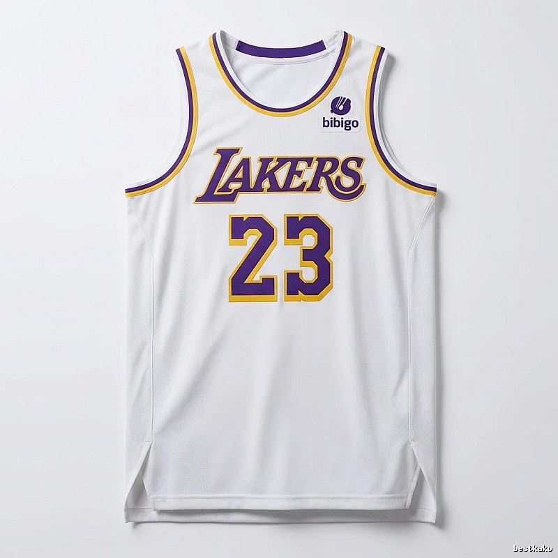 LBJ Lakers retro-style jersey
