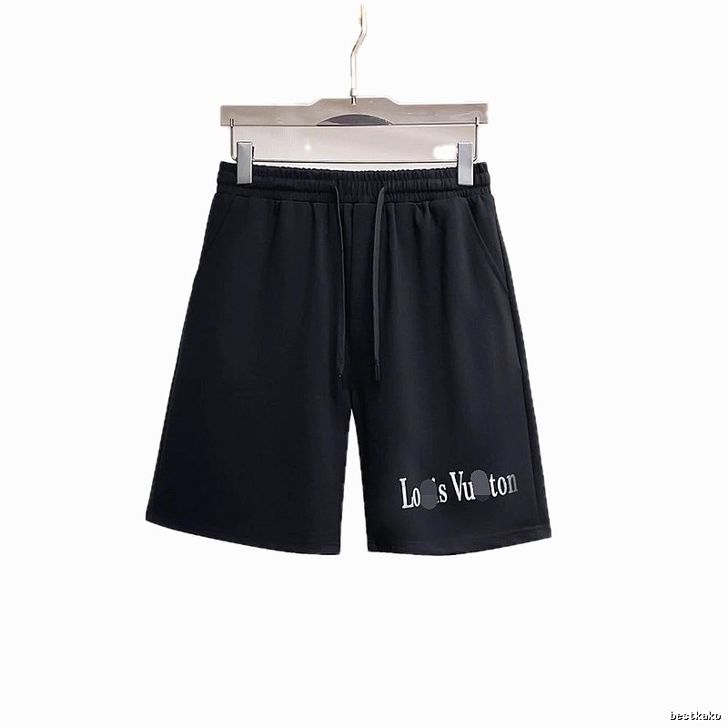 Louis Vuitton Casual Black Lettered Shorts