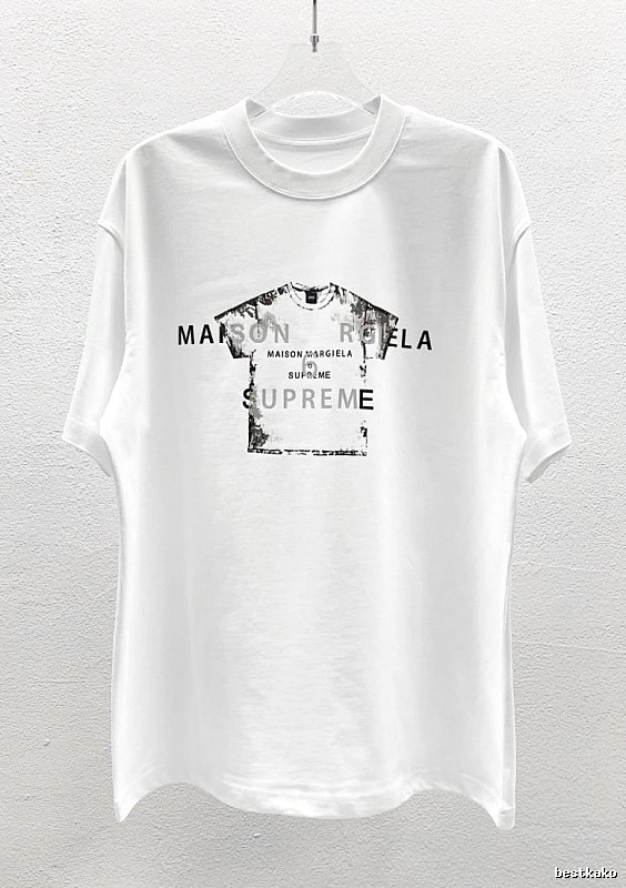 Maison Margiela Co-branded Street Style White T-shirt