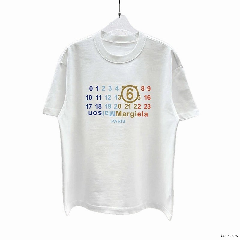 Maison Margiela MM6 Casual Style White T-Shirt