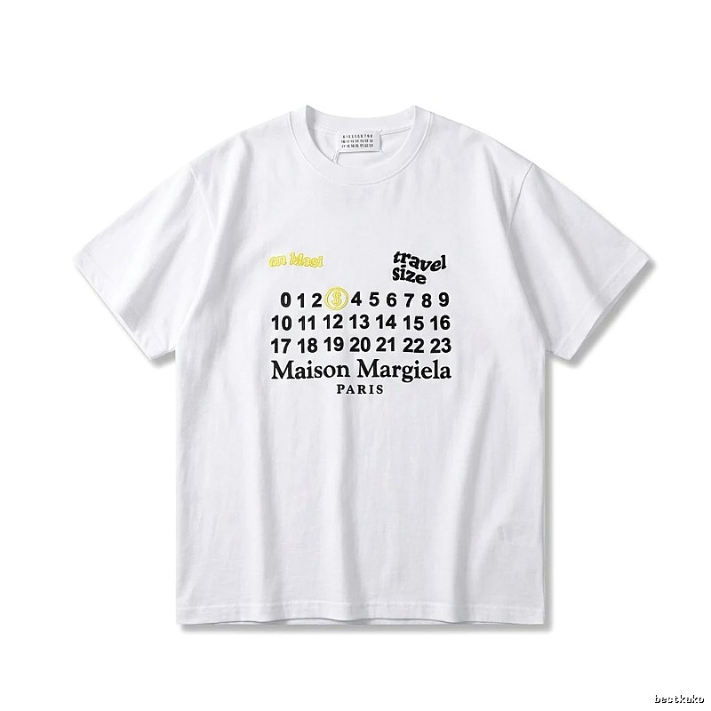 Maison Margiela white T-shirt with digital printing