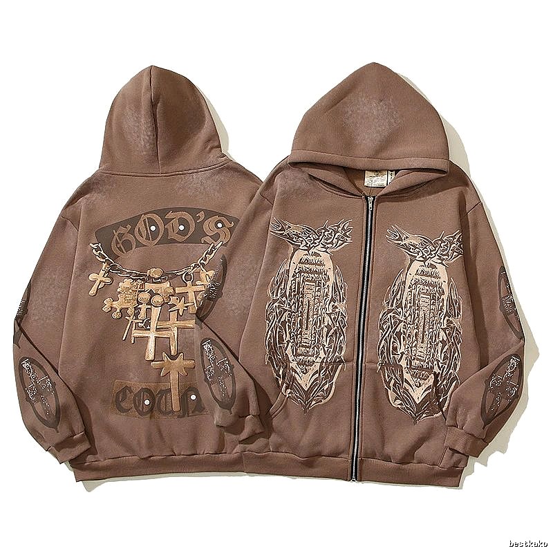 Mastermind Style W10 Zip Hoodie Commuter Look Skull