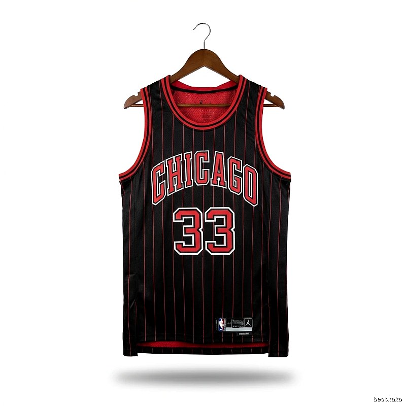 Michael Jordan retro black and red jersey