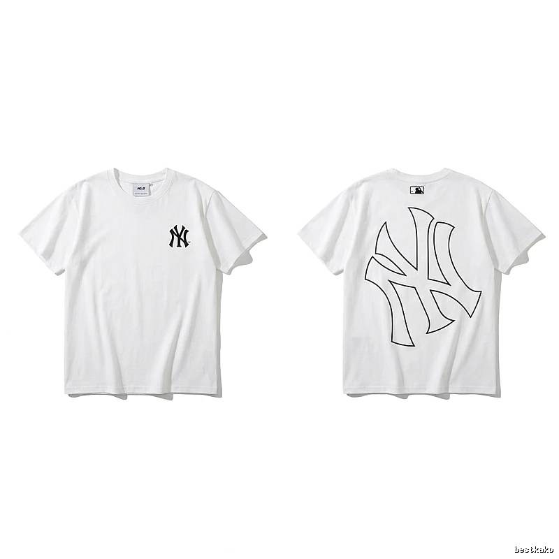 MLB New York Yankees minimalist style white T-shirt