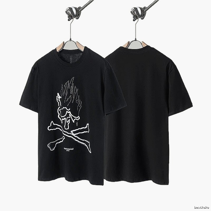 MMJ x Travis Scott Skull Street Style Black T-Shirt