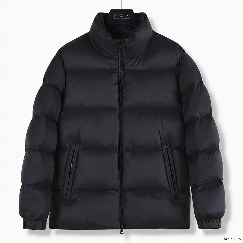 Moncler black casual down jacket