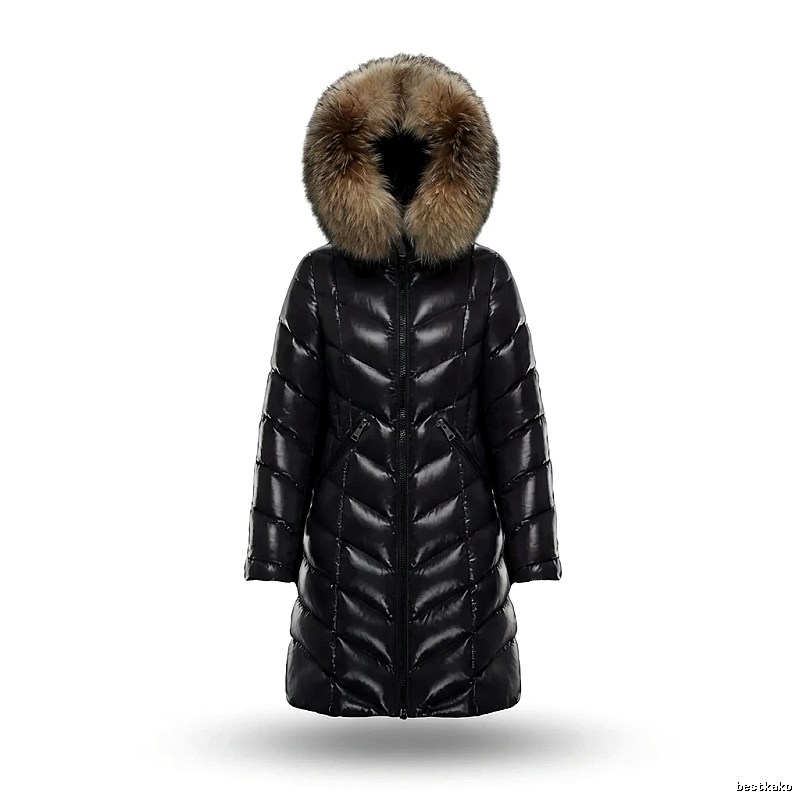 Moncler black luxury style down jacket