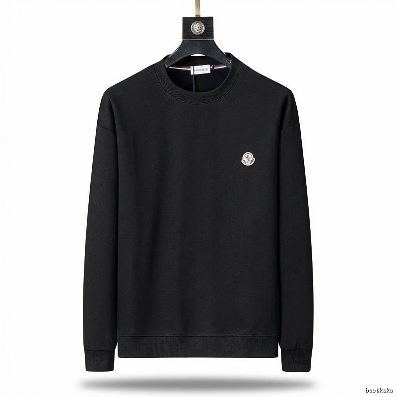 Moncler classic simple black sweatshirt