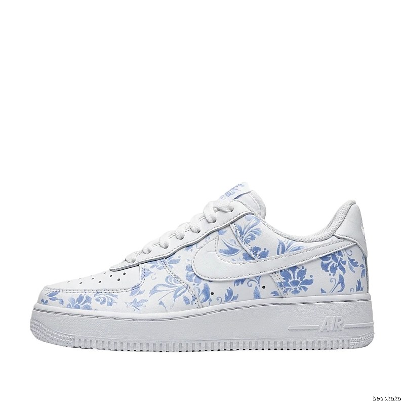 Nike Air Force 1 Printed Style White Shoes