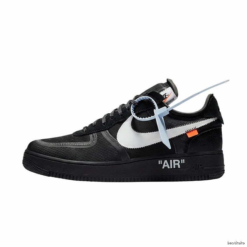 Nike Air Force black and gray trendy cool sports shoes