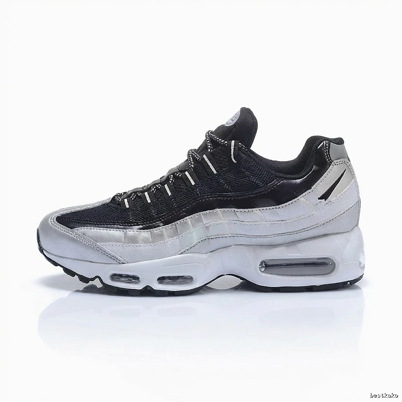 Nike Air Max 95 Black and White Retro Running Shoes