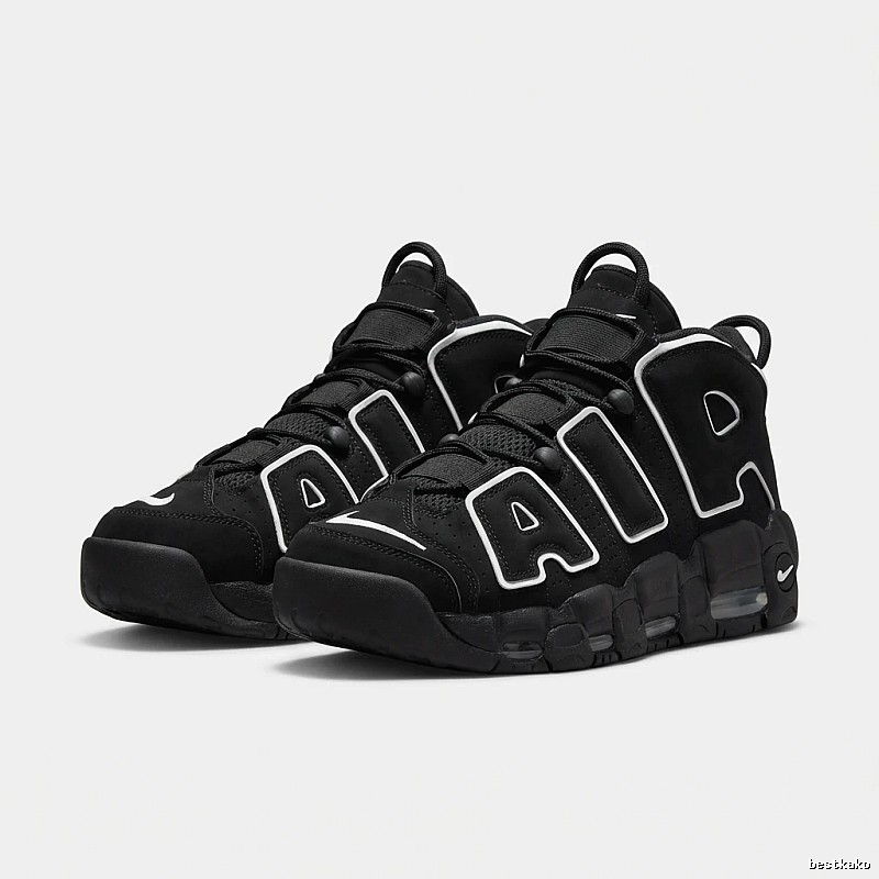 Nike Air More Uptempo Black and White