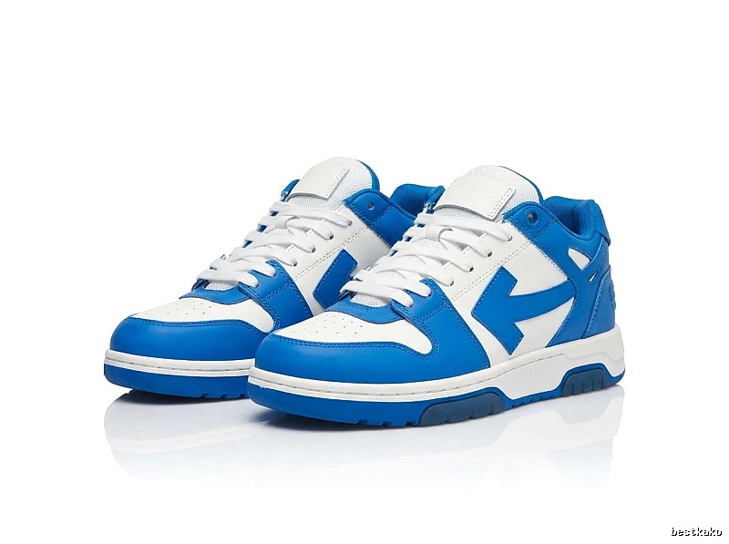 Off-White Blue and White High Street Style Board Shoes