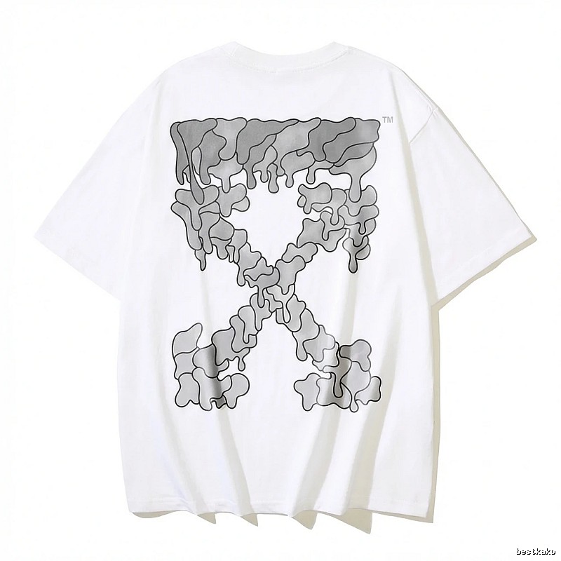 Off-White Gradient Style White T-shirt