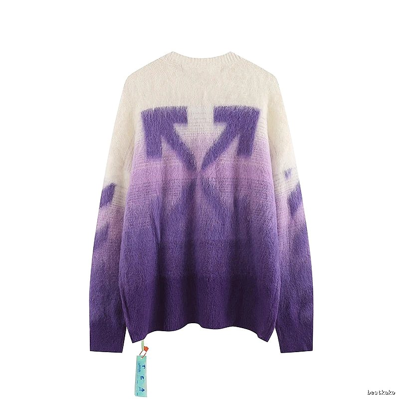 Off-White Gradient Trendy Sweater