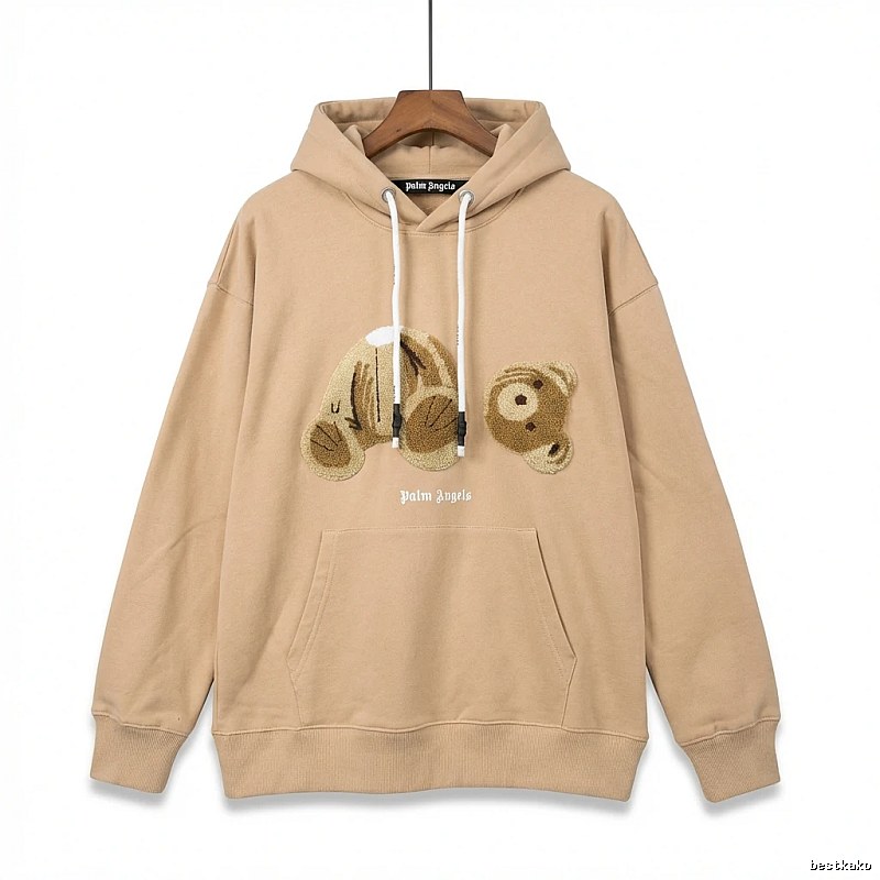Palm Angels Bear Series Khaki Sweatshirt