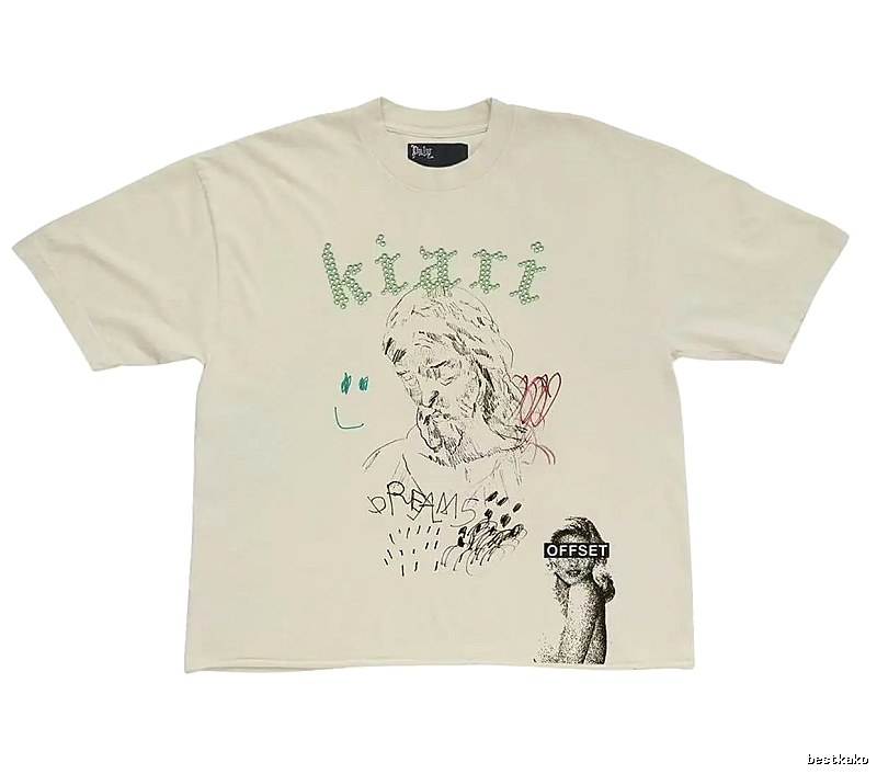 Paly Hollywood Graffiti Street Style Off-white T-shirt