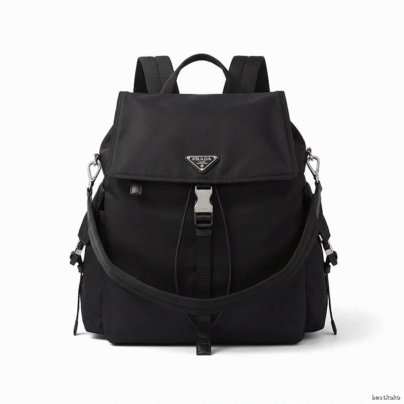 Prada classic black backpack