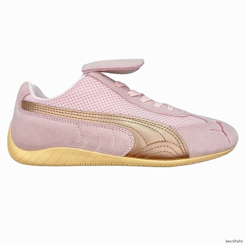 PUMA retro pink-brown sports shoes