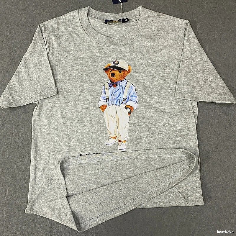 Ralph Lauren Bear Style Grey T-shirt