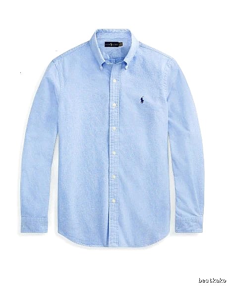 Ralph Lauren Blue Button-Down Shirt Travel Styling