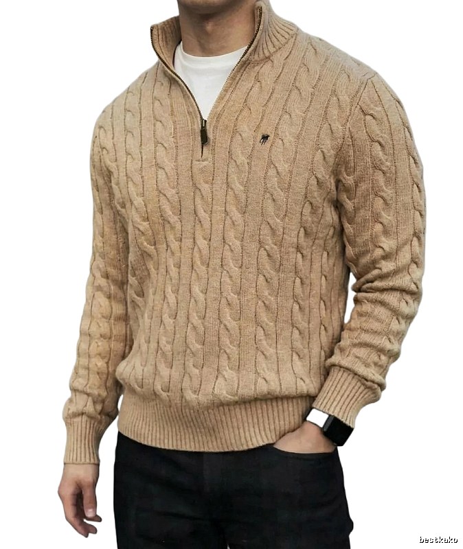 Ralph Lauren brown retro-style sweater