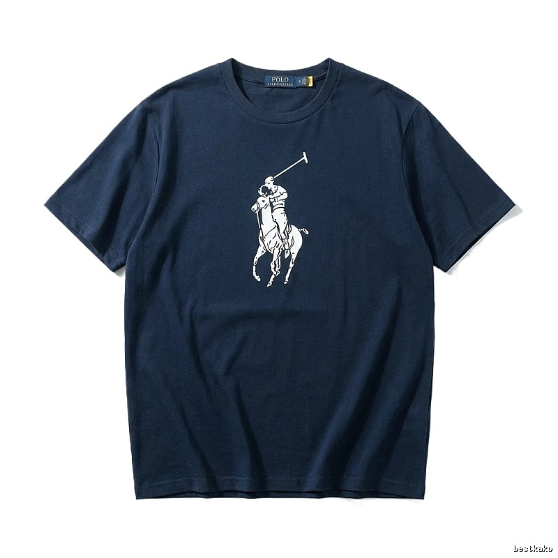 Ralph Lauren Polo Navy Blue Trendy T-shirt