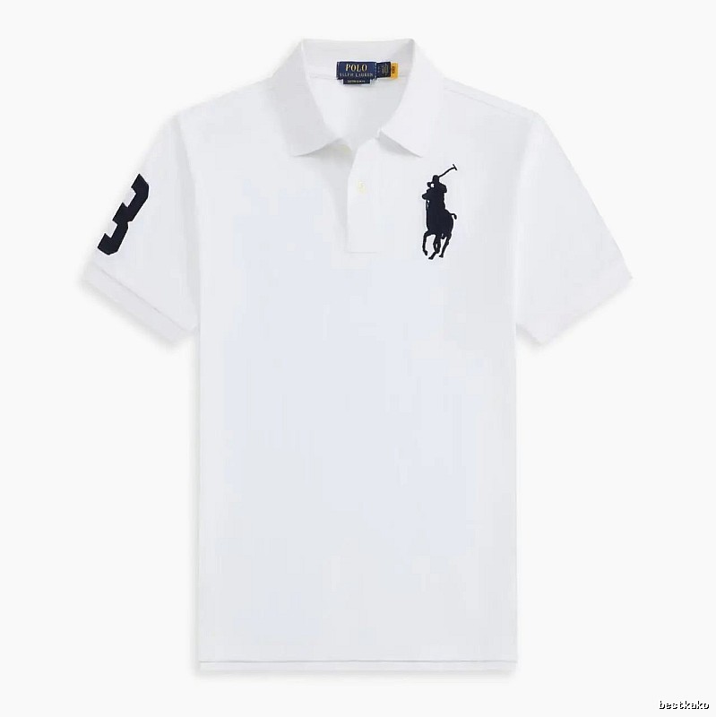 Ralph Lauren Polo White Minimalist Style T-shirt