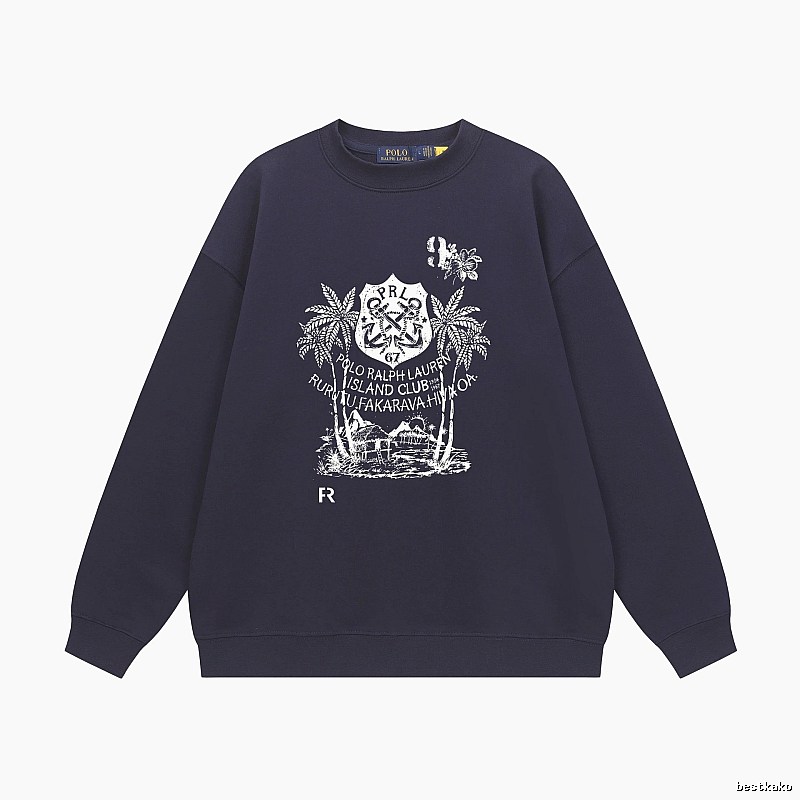 Ralph Lauren Printed Casual Style Sweatshirt